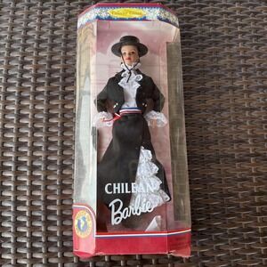 1997 Mattel Barbie Dolls of The World Chilean Collector Edition NRFB Chile